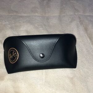 Ray-Ban Black Leather Sunglasses Case